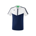 Erima Sport-Tshirt Squad weiss/navyblau Kinder