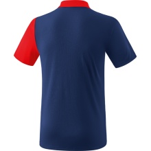 Erima Spprt-Polo 5C (100% Polyester) navyblau/rot Herren