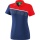 Erima Spprt-Polo 5C (100% Polyester) navyblau/rot Damen