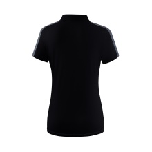 Erima Sport-Polo Squad (100% Polyester) schwarz/grau Damen