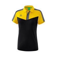 Erima Sport-Polo Squad (100% Polyester) gelb/schwarz Damen