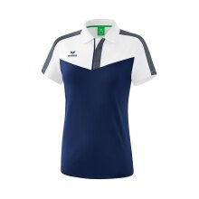 Erima Sport-Polo Squad (100% Polyester) navy/weiss Damen