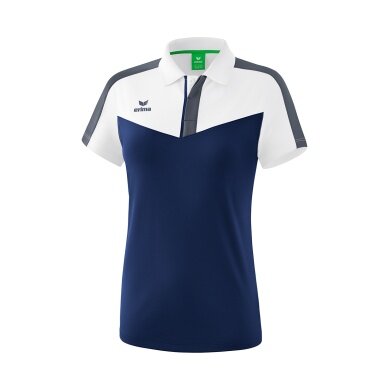 Erima Sport-Polo Squad (100% Polyester) navy/weiss Damen