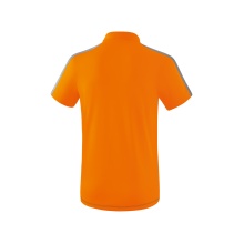 Erima Sport-Polo Squad (100% Polyester) orange/grau Herren