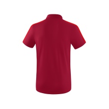 Erima Sport-Polo Squad (100% Polyester) bordeaux/rot Herren