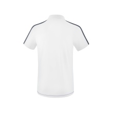 Erima Sport-Polo Squad (100% Polyester) weiss/navyblau Herren