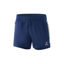 Erima Sporthose Short Squad kurz navyblau/silbergrau Damen