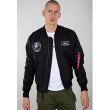 Alpha Industries Fliegerjacke MA-1 TT Glow In The Dark schwarz Herren