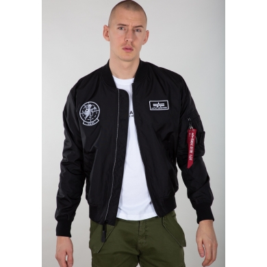 Alpha Industries Fliegerjacke MA-1 TT Glow In The Dark schwarz Herren