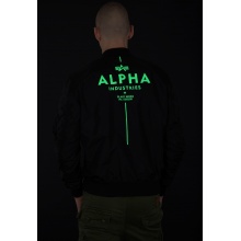 Alpha Industries Fliegerjacke MA-1 TT Glow In The Dark schwarz Herren