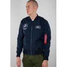 Alpha Industries Fliegerjacke MA-1 TT Glow In The Dark dunkelblau Herren