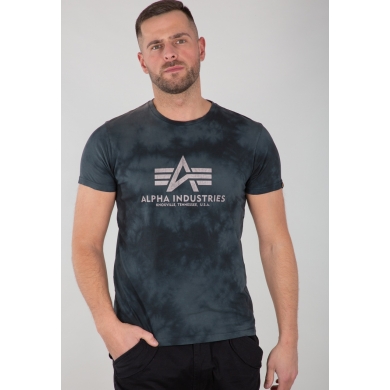 Alpha Industries Tshirt Basic (Baumwolle) Batik grau Herren