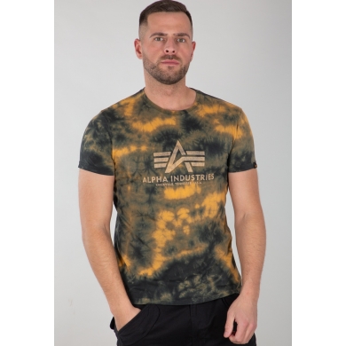 Alpha Industries Tshirt Basic (Baumwolle) Batik braun Herren