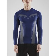 Craft Langarmshirt Pro Control Seamless (nahtlos) Unterwäsche navyblau Herren