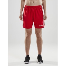 Craft Sporthose Short Pro Control kurz rot/weiss Damen