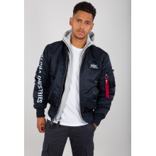 Alpha Industries Fliegerjacke MA-1 D-Tec SE (Special Edition) - winddicht, wasserabweisend - dunkelblau Herren