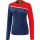 Erima Sport-Langarmshirt 5C (100% Polyester) navyblau/rot Damen