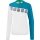 Erima Sport-Langarmshirt 5C (100% Polyester) weiss/blau Damen