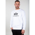 Alpha Industries Pullover Basic (Baumwolle) Sweater weiss Herren