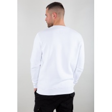 Alpha Industries Pullover Basic (Baumwolle) Sweater weiss Herren