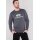 Alpha Industries Pullover Basic (Baumwolle) Sweater grau/weiss Herren