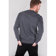 Alpha Industries Pullover Basic (Baumwolle) Sweater grau/weiss Herren