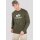 Alpha Industries Pullover Basic (Baumwolle) Sweater dunkelgrün Herren