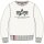 Alpha Industries Pullover Basic (Baumwolle) Sweater jet stream weiss Herren