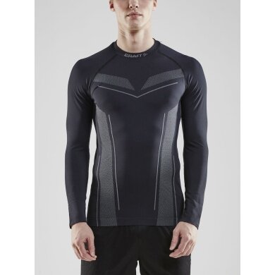 Craft Langarmshirt Pro Control Seamless (nahtlos) Unterwäsche schwarz Herren