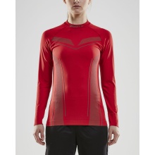 Craft Langarmshirt Pro Control Seamless (nahtlos) Unterwäsche rot Damen