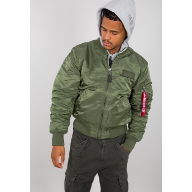 Alpha Industries Fliegerjacke MA-1 D-Tec sagegrün Herren