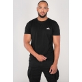 Alpha Industries Tshirt Basic T Small Logo (Baumwolle) schwarz Herren