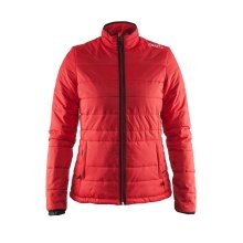 Craft Isolations-Jacke Primaloft Insulation (leicht, wasserdicht) rot/schwarz Damen