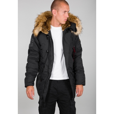 Alpha Industries Winterjacke Explorer schwarz Herren