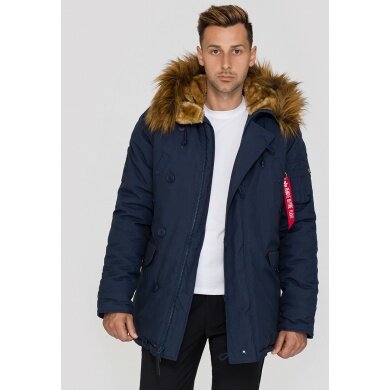 Alpha Industries Winterjacke Explorer dunkelblau Herren