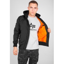 Alpha Industries Fliegerjacke MA-1 TT mit Kapuze schwarz Herren