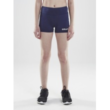 Craft Sport-Tight Squad Hotpants (funktionell Material, enganliegend) kurz navyblau Kinder