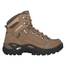 Lowa Wanderschuhe Renegade Mid Wide GTX (All-Terrain, wasserdicht, weit) taupebraun Damen