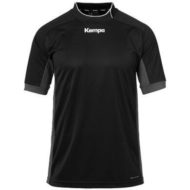 Kempa Sport-Trikot Prime (100% Polyester) schwarz/anthrazit Herren