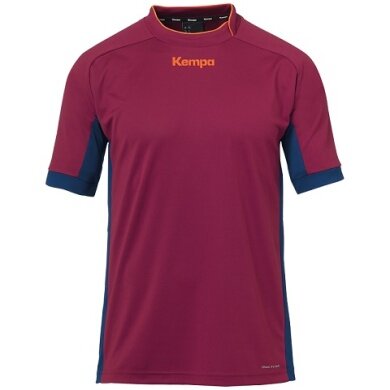 Kempa Sport-Trikot Prime (100% Polyester) rot/blau Herren