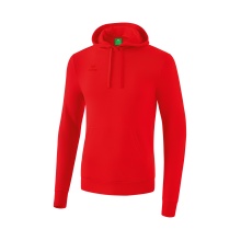 Erima Kapuzenpullover Sweat Basic Hoodie rot Herren