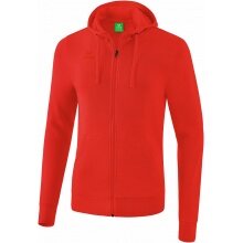 Erima Kapuzensweatjacke Basic rot Jungen