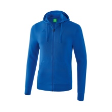 Erima Kapuzensweatjacke Basic blau Jungen