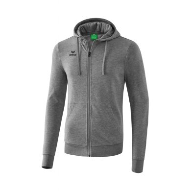 Erima Kapuzensweatjacke Basic grau Jungen