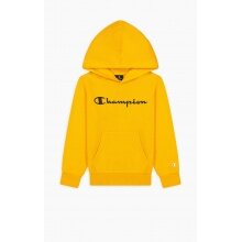 Champion Kapuzenpullover Hoodie Big Logo Print (gefüttert) sonnengelb Jungen