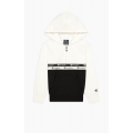 Champion Kapuzenpullover Half Zip (Hoodie) American Tape weiss/schwarz Jungen