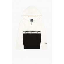 Champion Kapuzenpullover Half Zip (Hoodie) American Tape weiss/schwarz Jungen