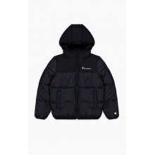 Champion Steppjacke Legacy mit Kapuze (warm, gefüttert, winddicht) navyblau Kinder