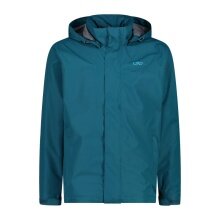 CMP Regenjacke mit Kapuze SNAPS (winddicht, wasserdicht) dunkelgrün Herren