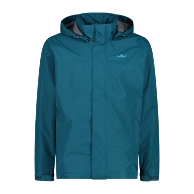 CMP Regenjacke mit Kapuze SNAPS (winddicht, wasserdicht) dunkelgrün Herren